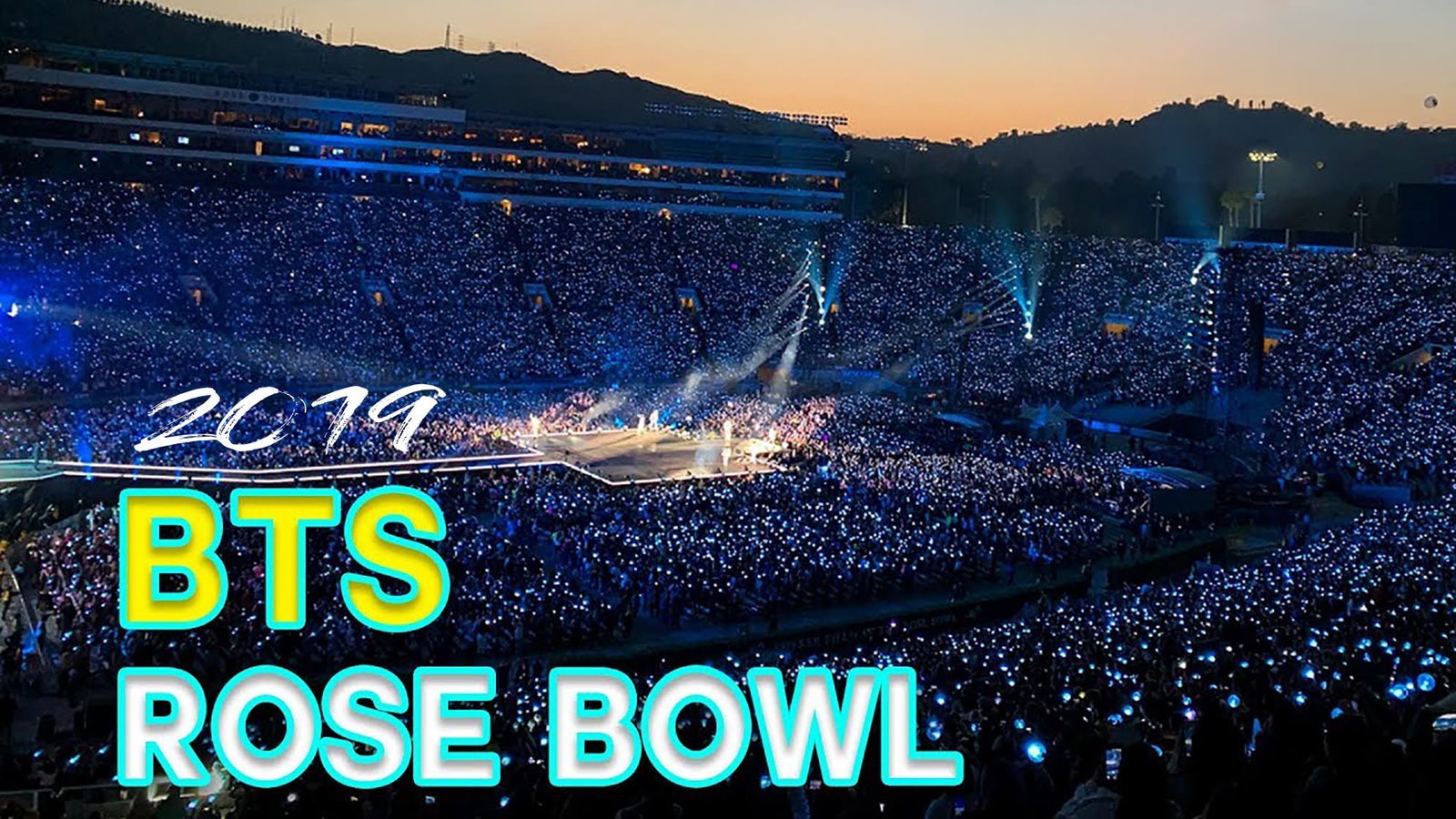 BTS Rose Bowl LA